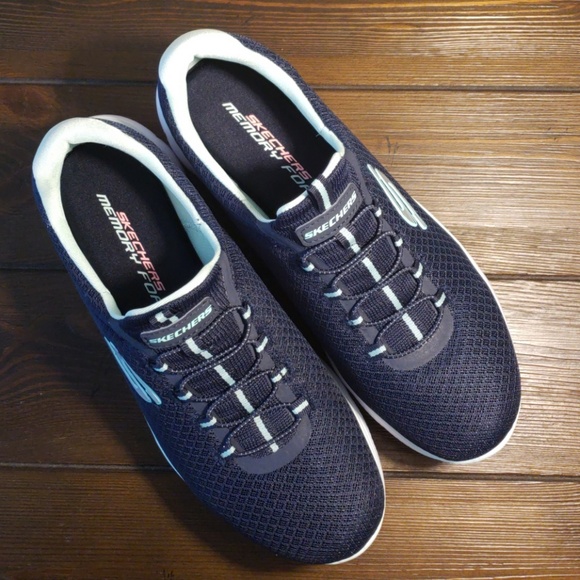 skechers mesh memory foam